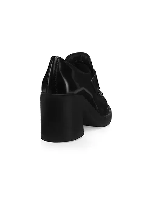 85MM Leather Loafer Pumps