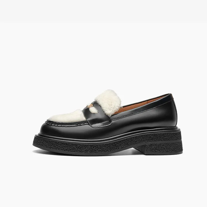BeauToday Loafers  Vogue metallic elements Loafers for women