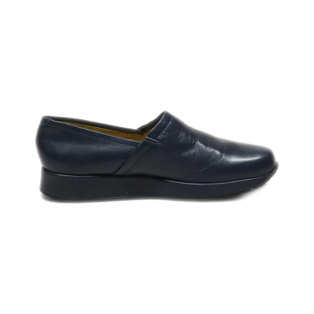 Clarks Slip Ons Leather Grey Colour For Women