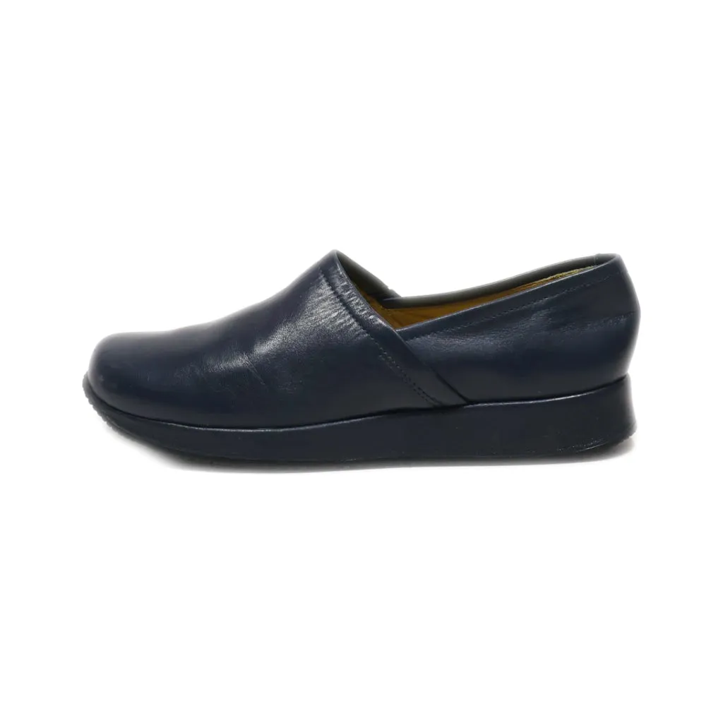Clarks Slip Ons Leather Grey Colour For Women