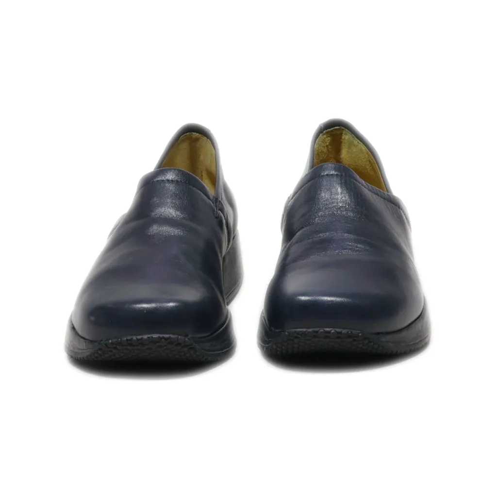 Clarks Slip Ons Leather Grey Colour For Women