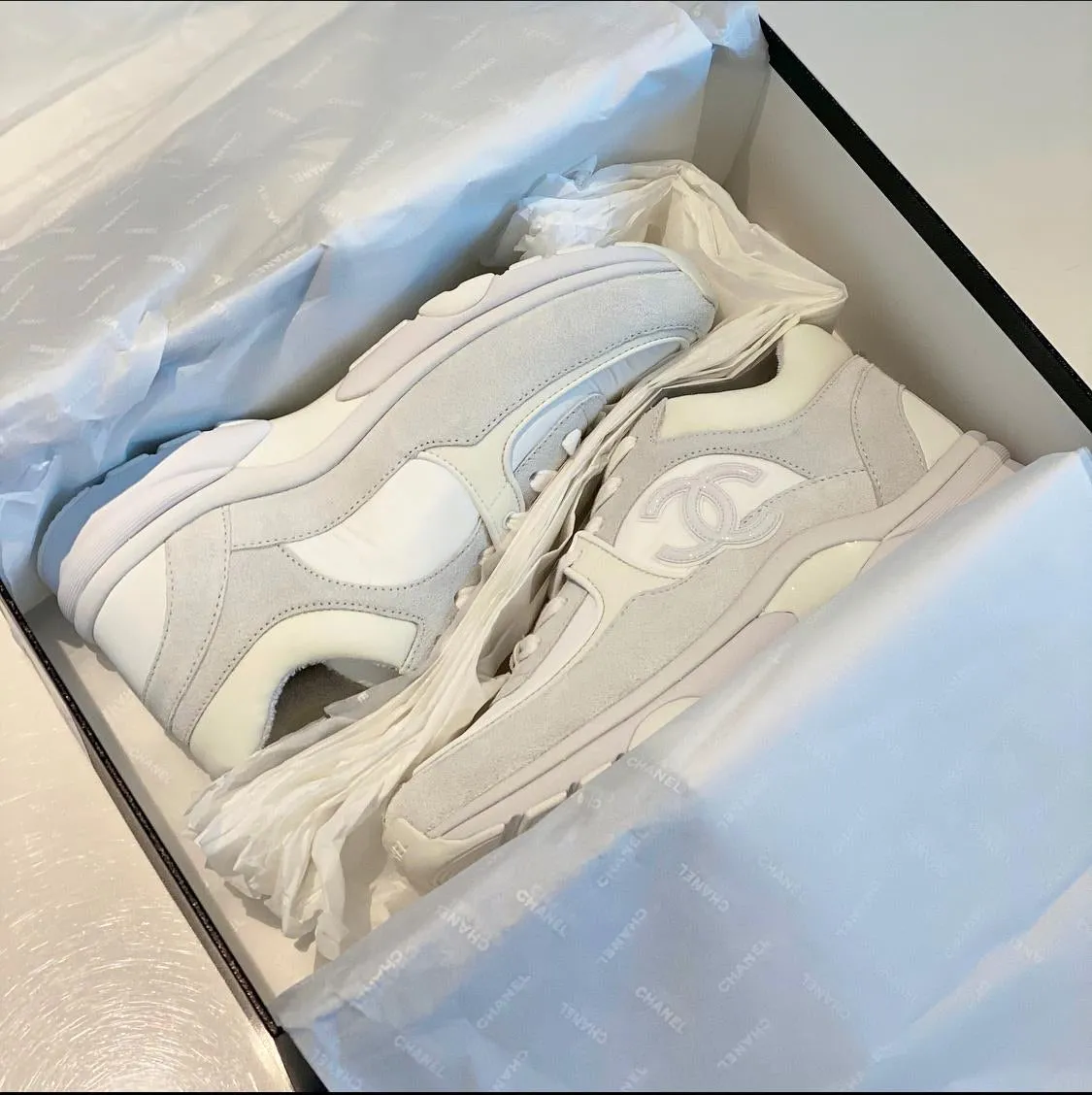 Classic White Chanel Runners