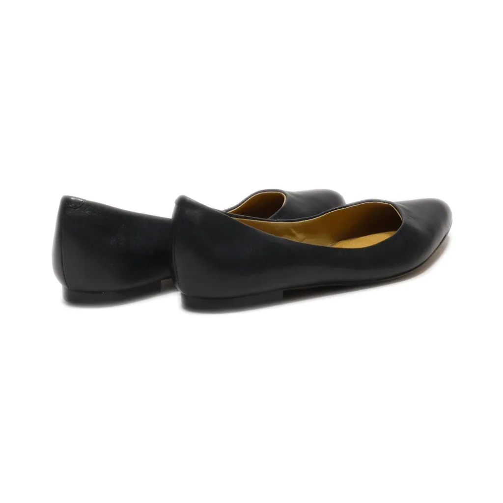 Corso Como Slip Ons Leather Black Colour For Women