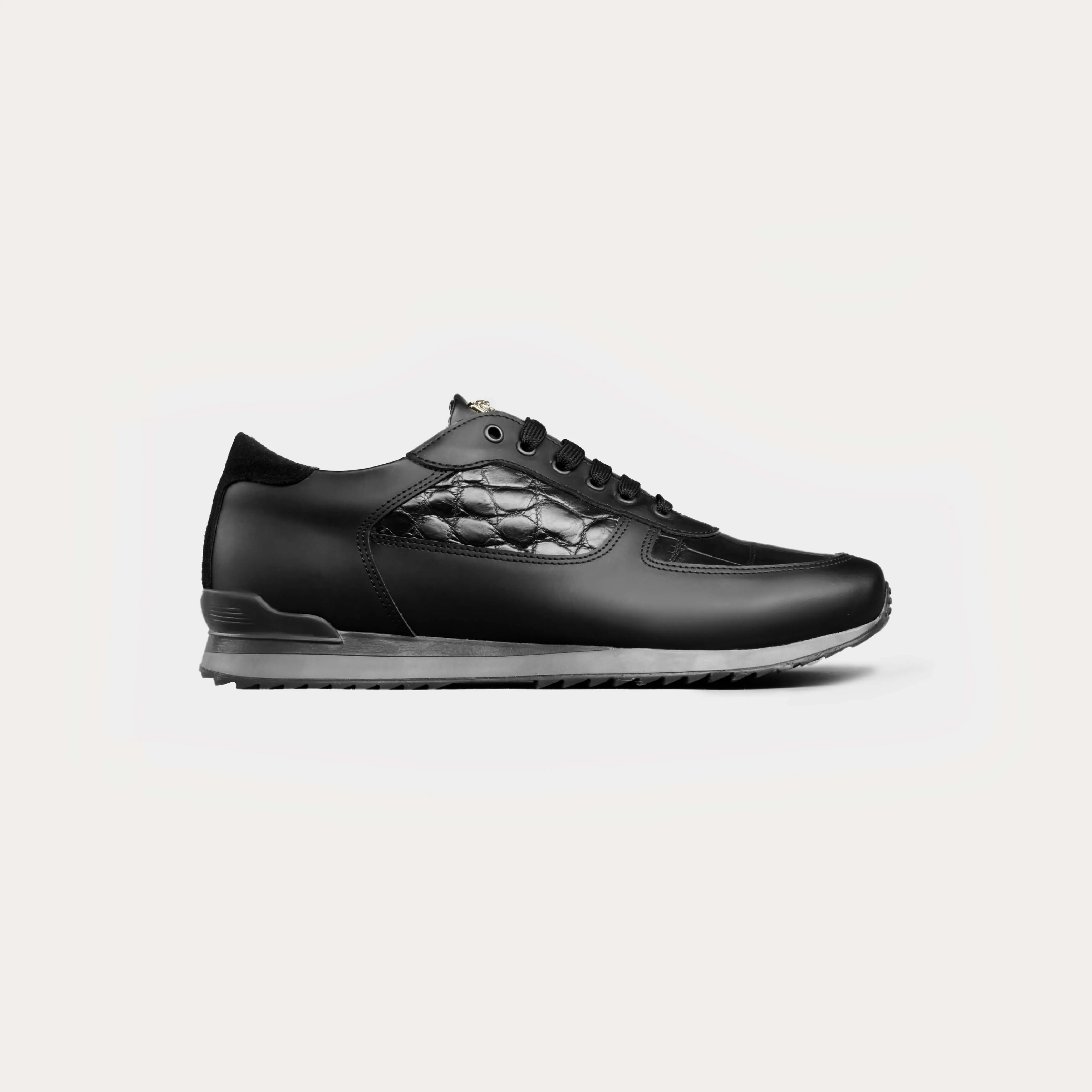 Crocodile Leather Runner Sneakers