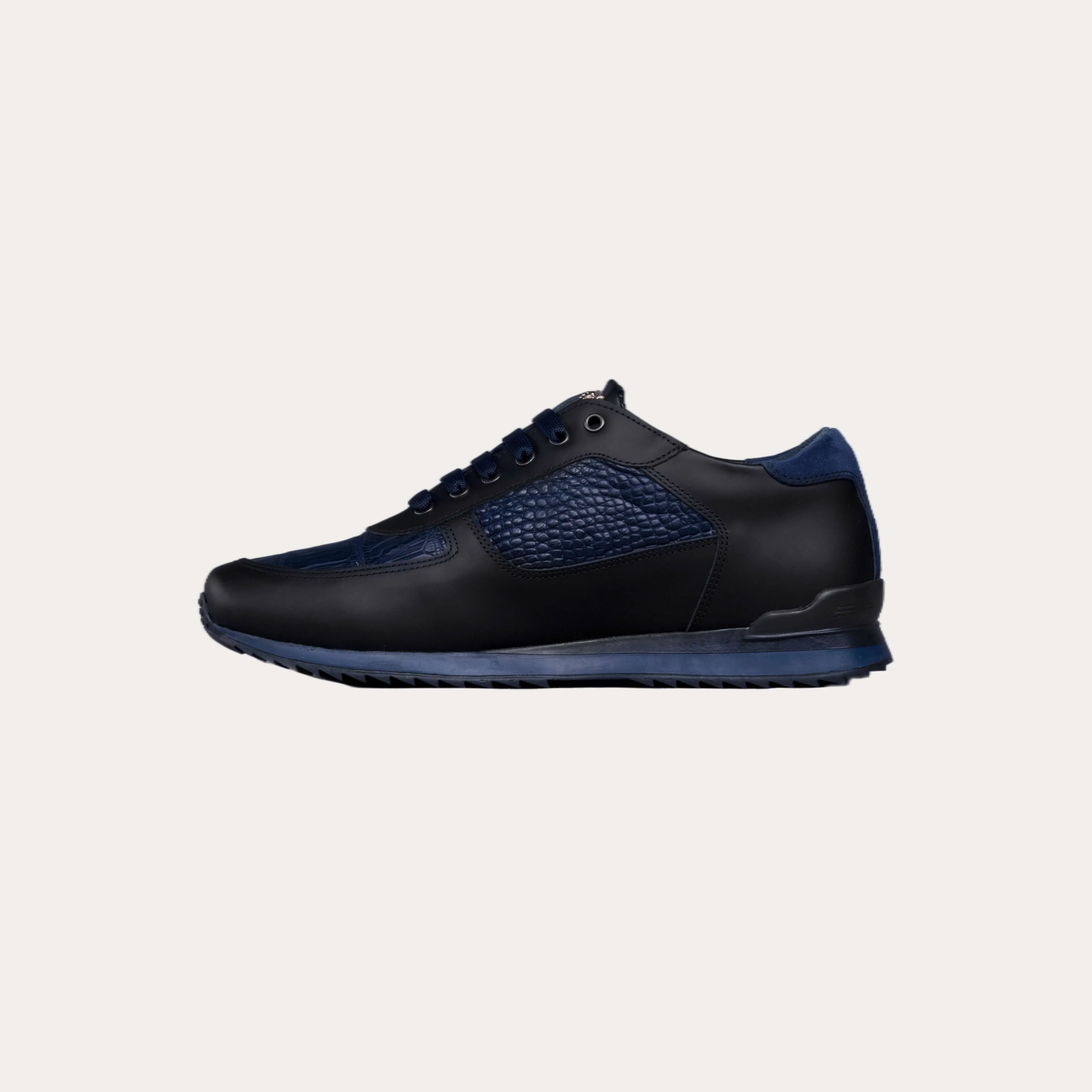 Crocodile Leather Runner Sneakers