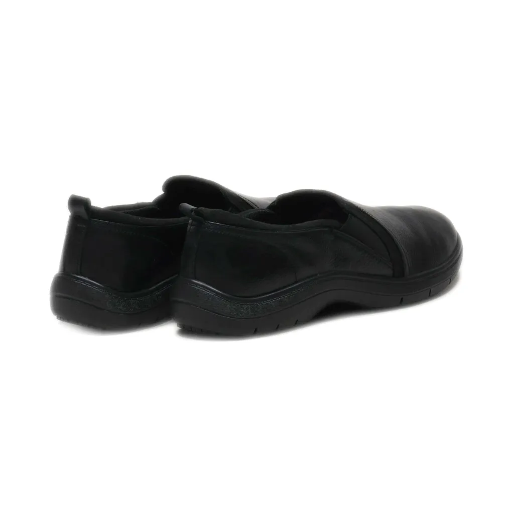 Dr. Scholl'S Casual Slip Ons Leather Black Colour For Men