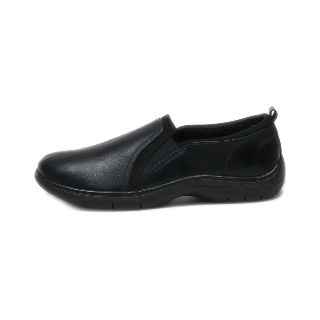 Dr. Scholl'S Casual Slip Ons Leather Black Colour For Men