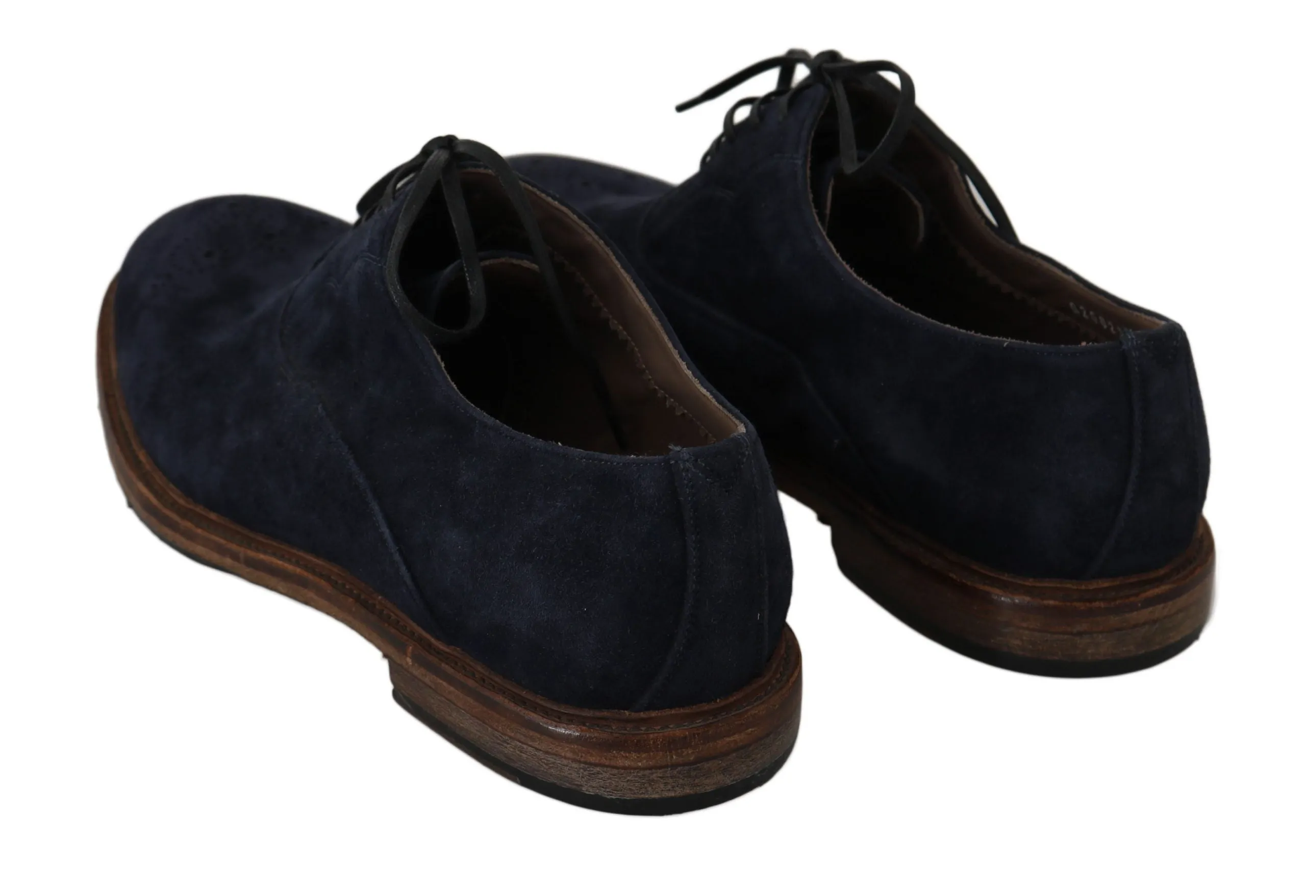 Elegant Blue Derby Dress Shoes