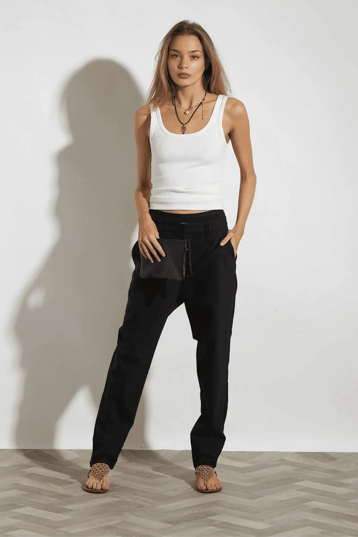 ESSENTIAL SLOUCHPANT BLACK