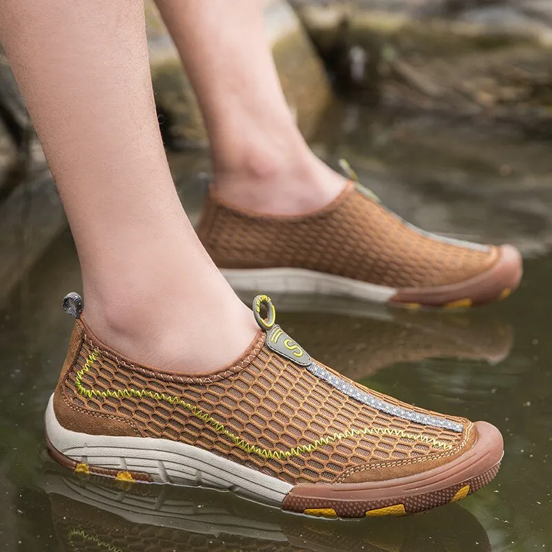 Fashion Breathable Summer Walking Mesh Shoes