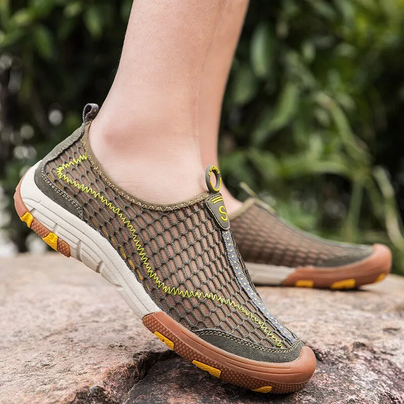 Fashion Breathable Summer Walking Mesh Shoes