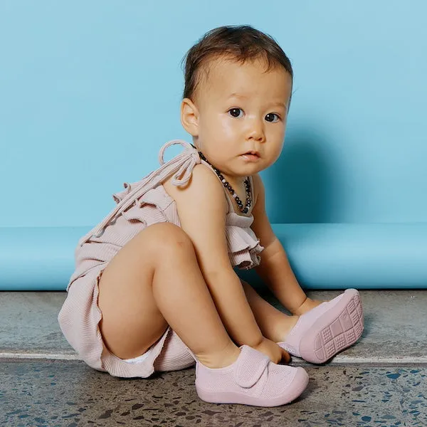 First Walking Shoes - Breathable Mesh (Solid Pink)