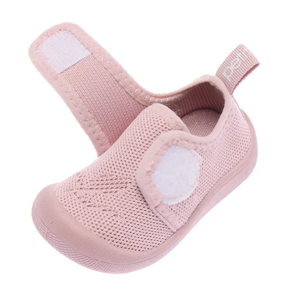 First Walking Shoes - Breathable Mesh (Solid Pink)