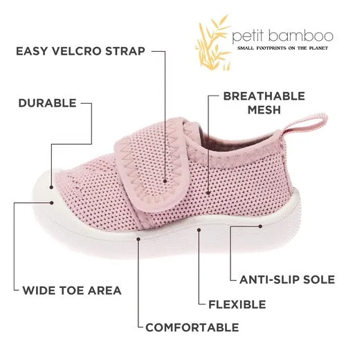 First Walking Shoes - Breathable Mesh (Solid Pink)