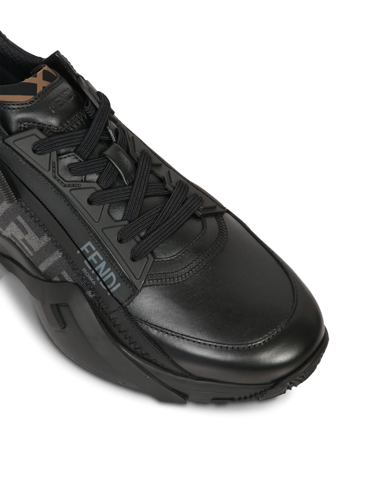 Flow FF Black-Brown Sneakers