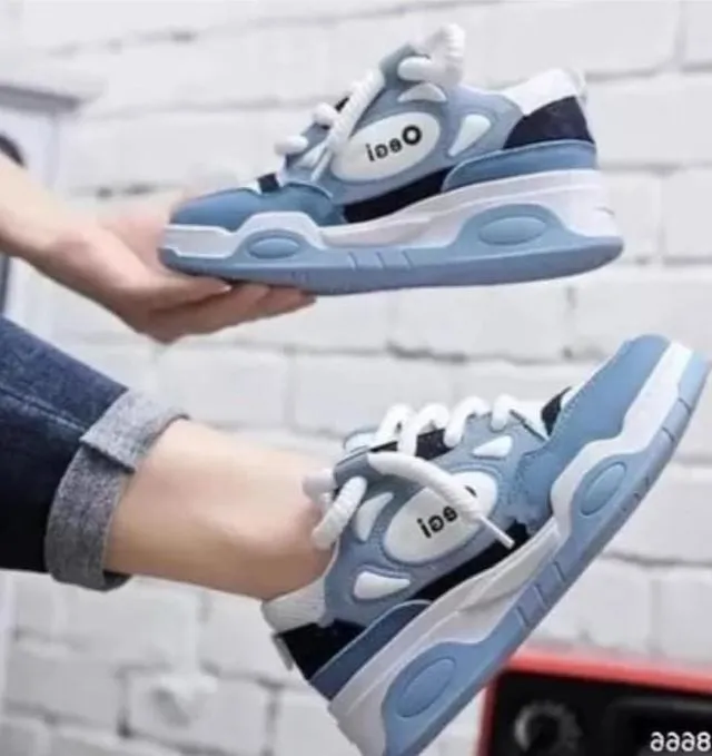Gigantic OGIY RETRO SHOES Running Shoe For Women Sneakers For Women Blue