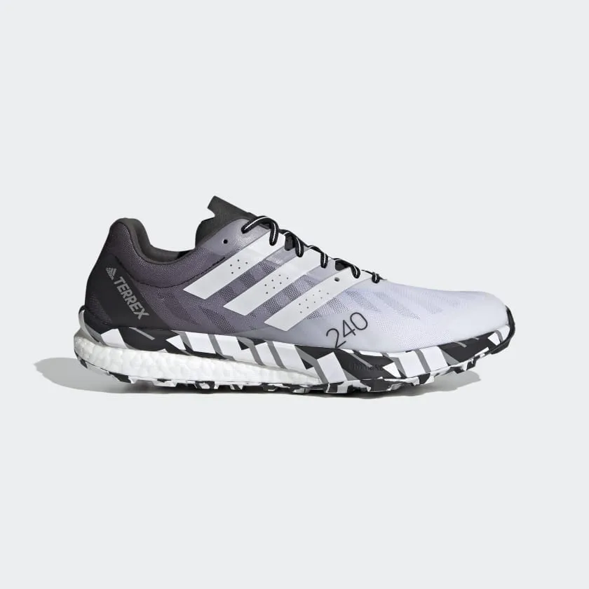 Men's Adidas Terrex Speed Ultra, White/Crystal White/Black, 9.5 D Medium