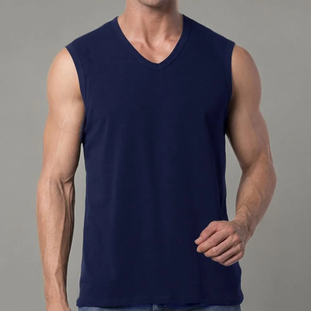Men's Sleeveless V-Neck T-Shirt