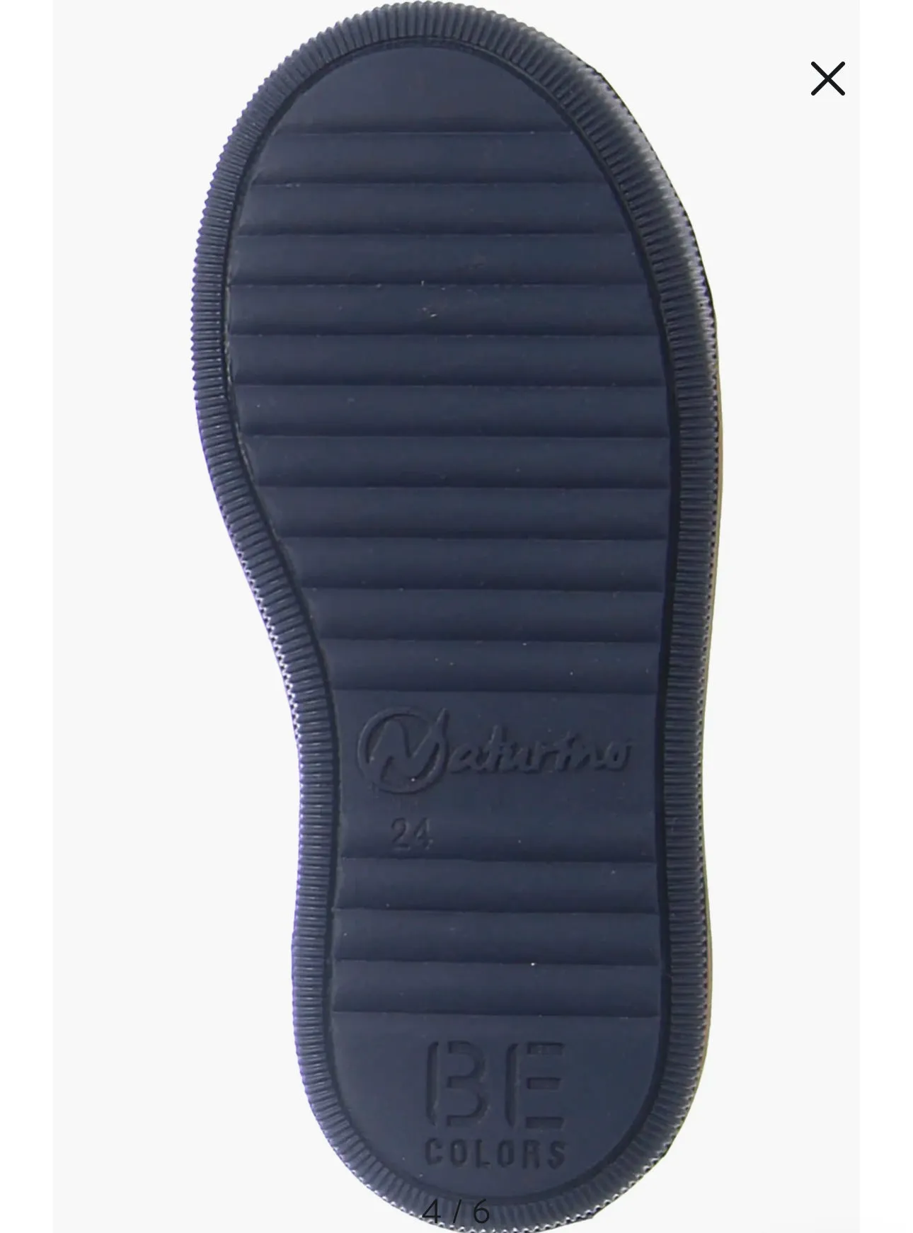 Naturino Caleb Navy VL Double Velcro Classic Sneaker