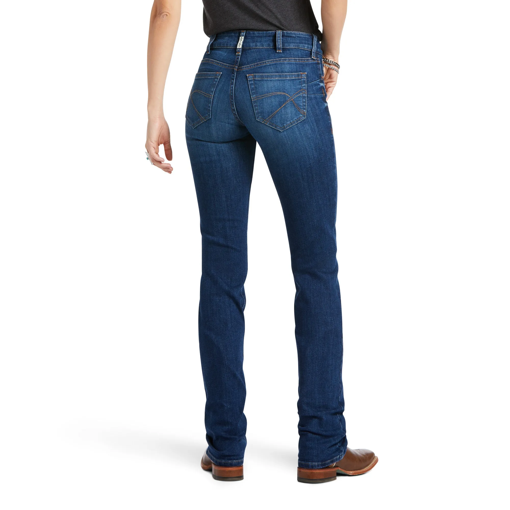 R.E.A.L. Mid Rise Candace Straight Leg