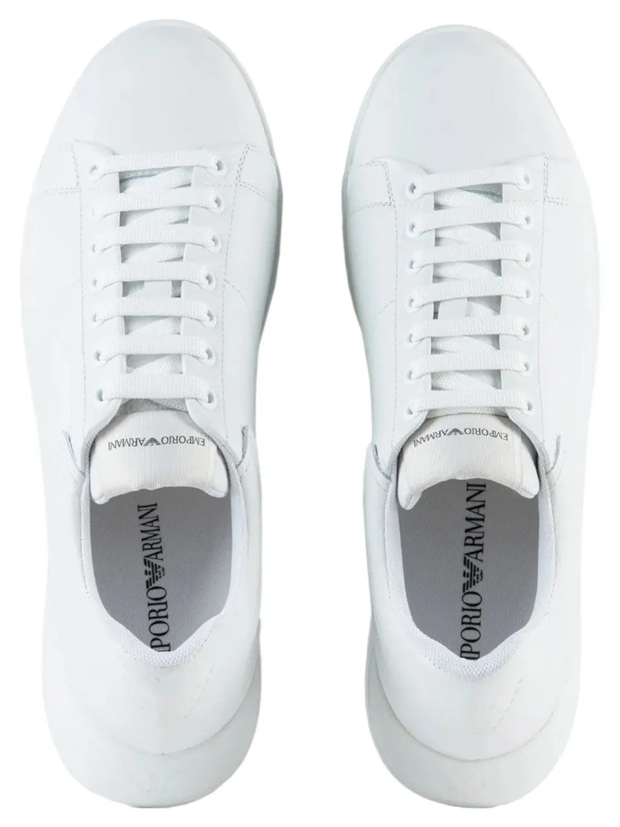 Sneakers Asimmetriche in Pelle Bottalata con Maxi Suola
