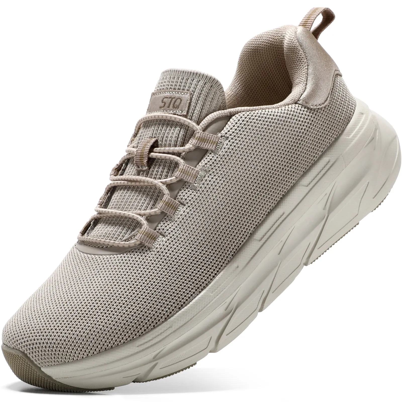 STQ Slip on Sneakers Women Orthopedic Walking Shoes for Plantar Fasciitis Relief