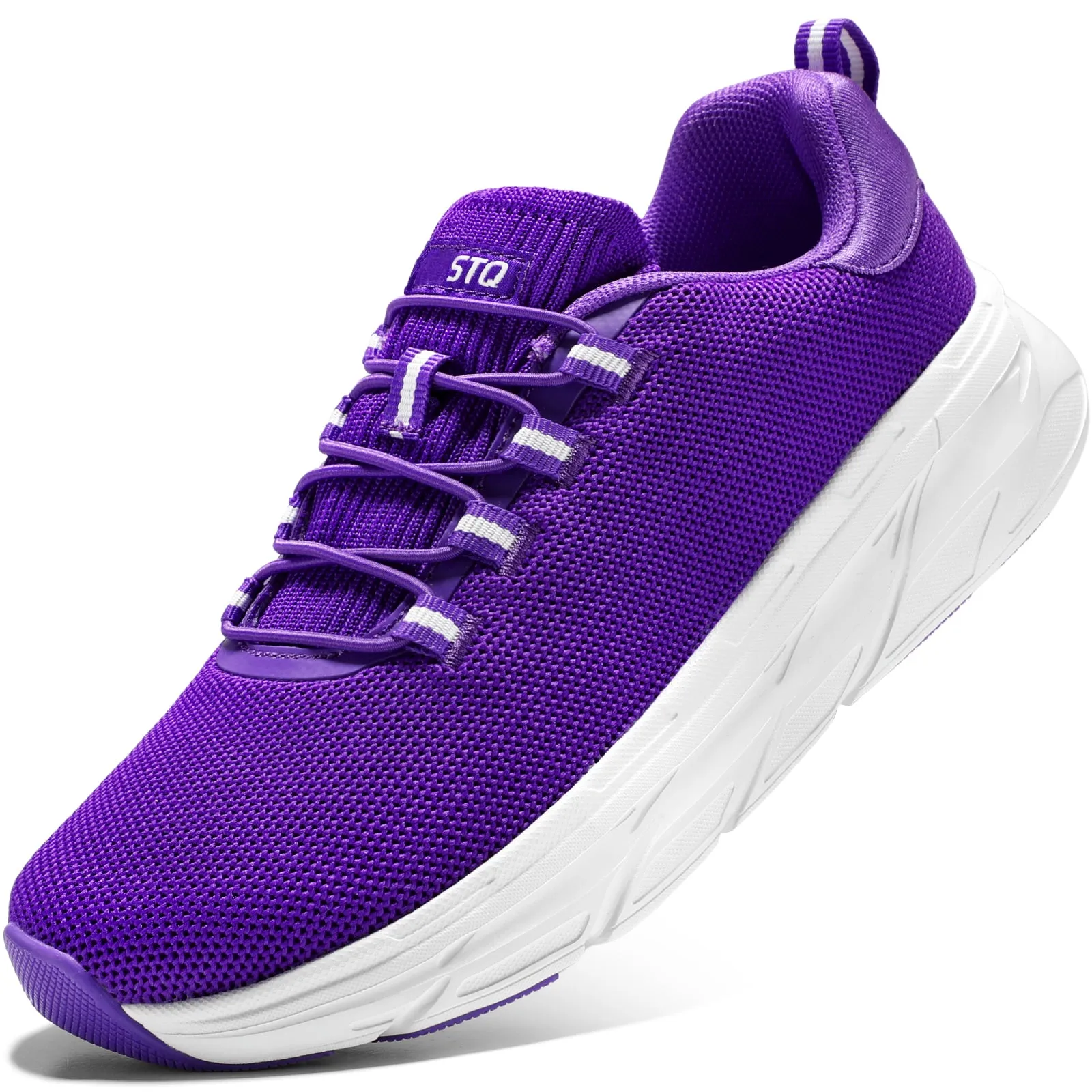 STQ Slip on Sneakers Women Orthopedic Walking Shoes for Plantar Fasciitis Relief