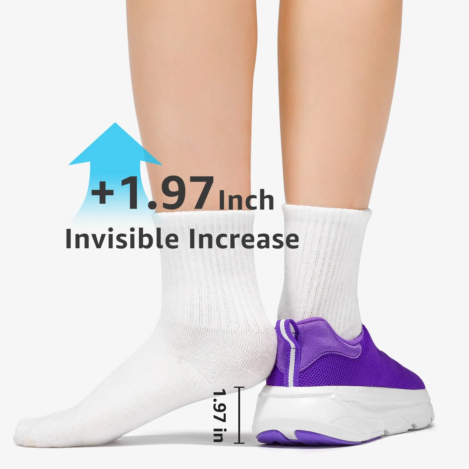 STQ Slip on Sneakers Women Orthopedic Walking Shoes for Plantar Fasciitis Relief