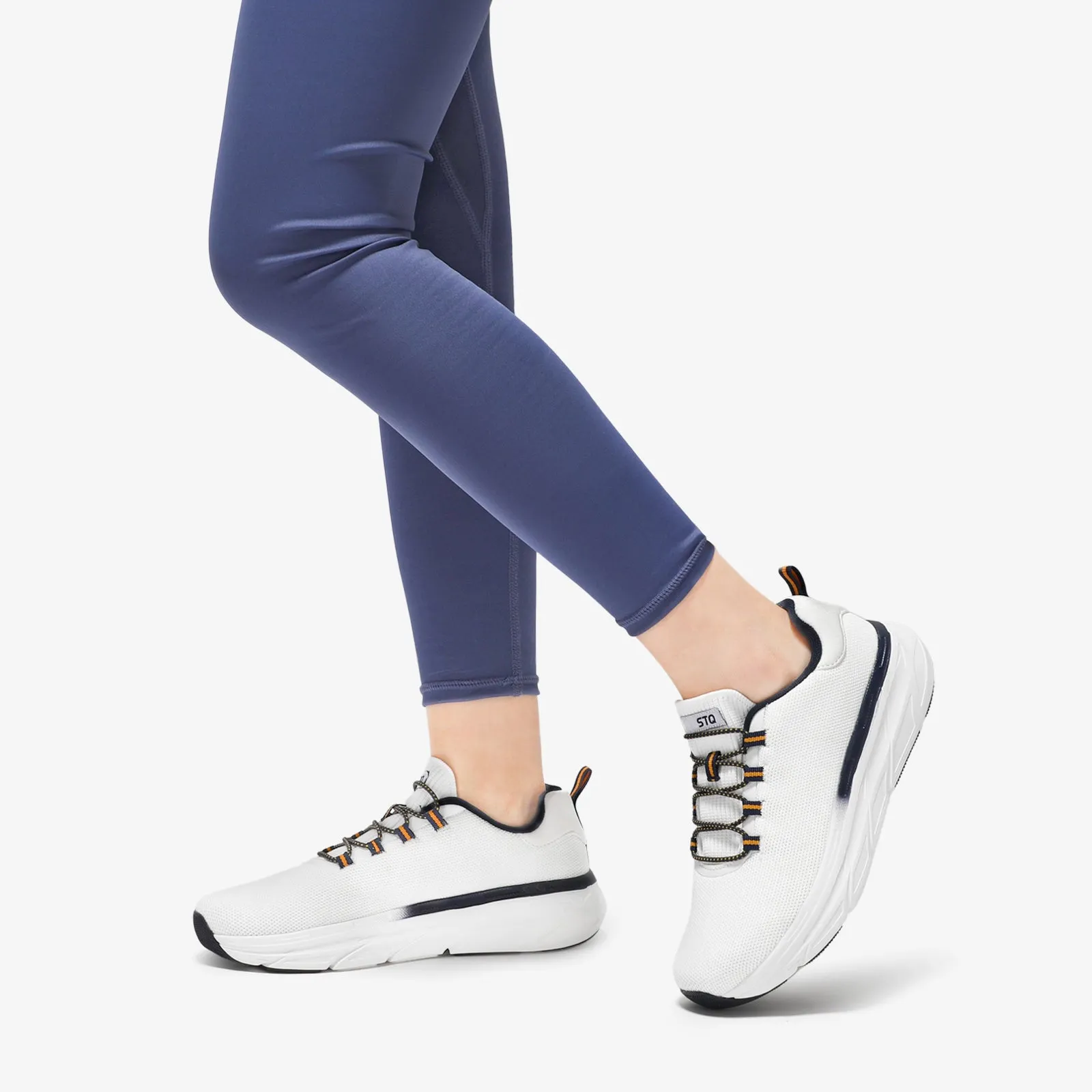 STQ Slip on Sneakers Women Orthopedic Walking Shoes for Plantar Fasciitis Relief