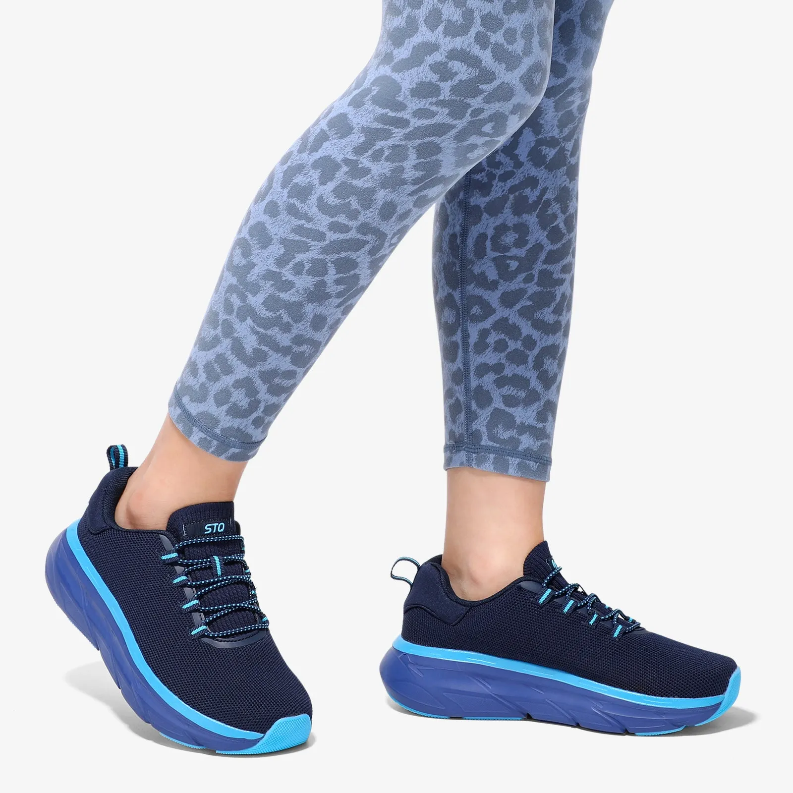 STQ Slip on Sneakers Women Orthopedic Walking Shoes for Plantar Fasciitis Relief