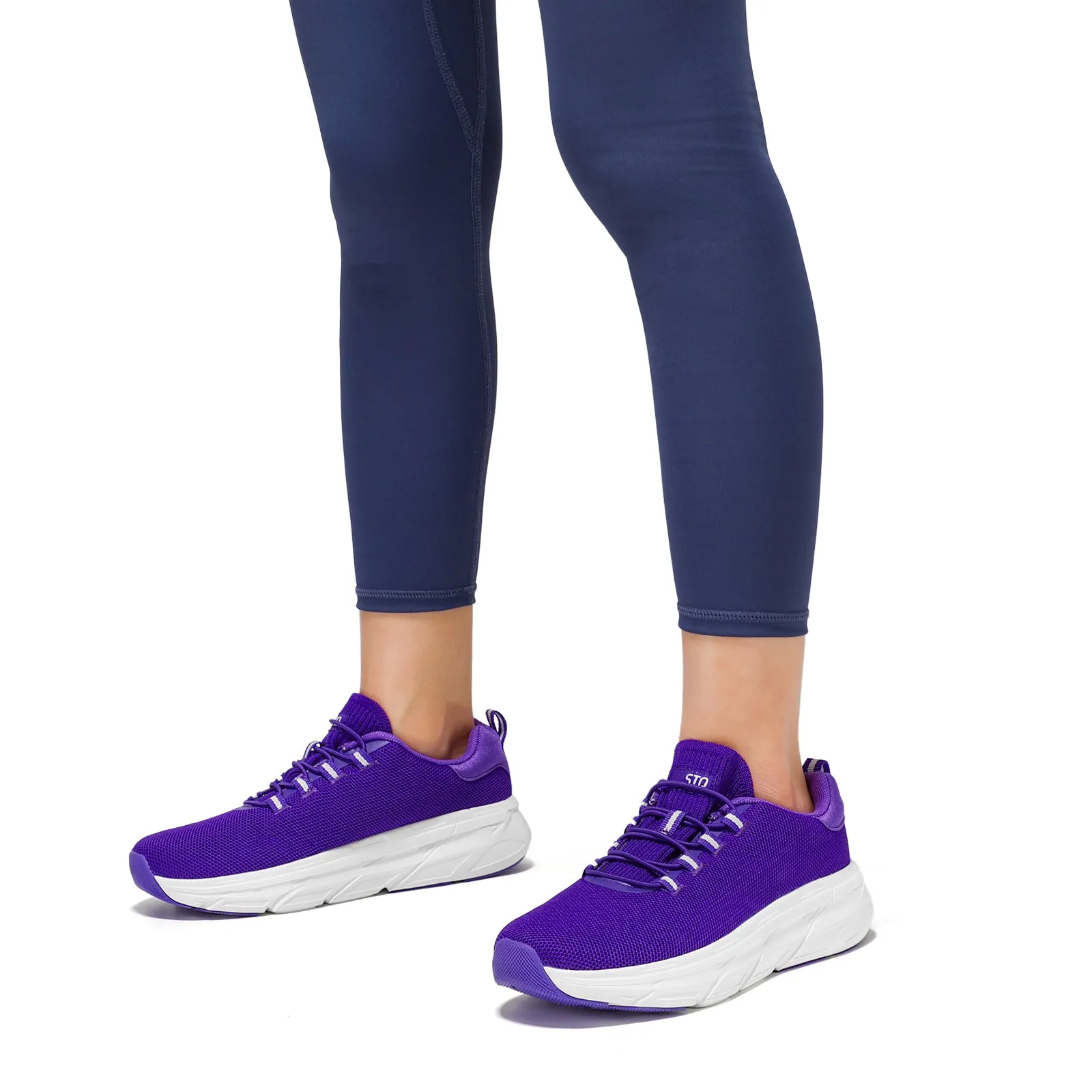 STQ Slip on Sneakers Women Orthopedic Walking Shoes for Plantar Fasciitis Relief