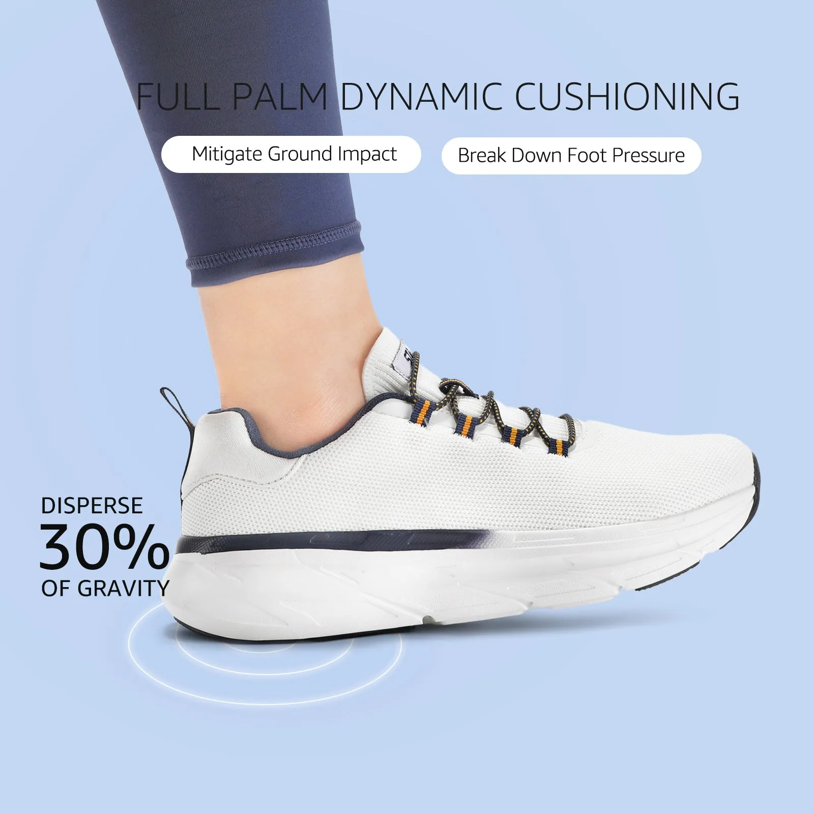 STQ Slip on Sneakers Women Orthopedic Walking Shoes for Plantar Fasciitis Relief