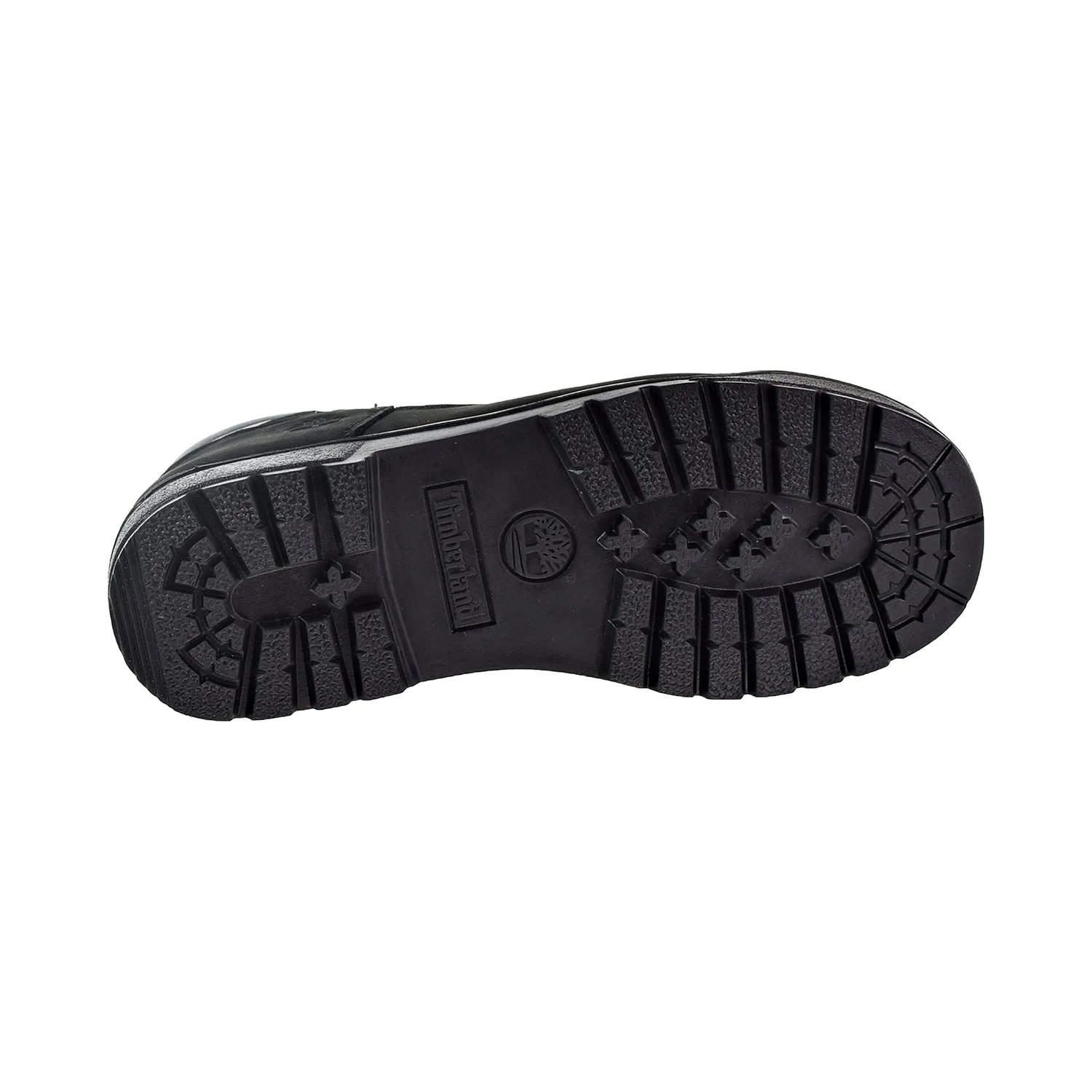 Timberland Nubuck Big Kids Field Boot Black Suede