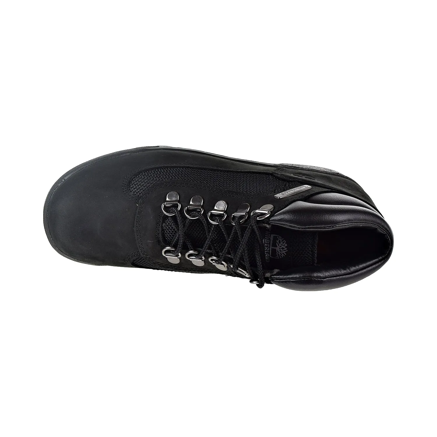 Timberland Nubuck Big Kids Field Boot Black Suede
