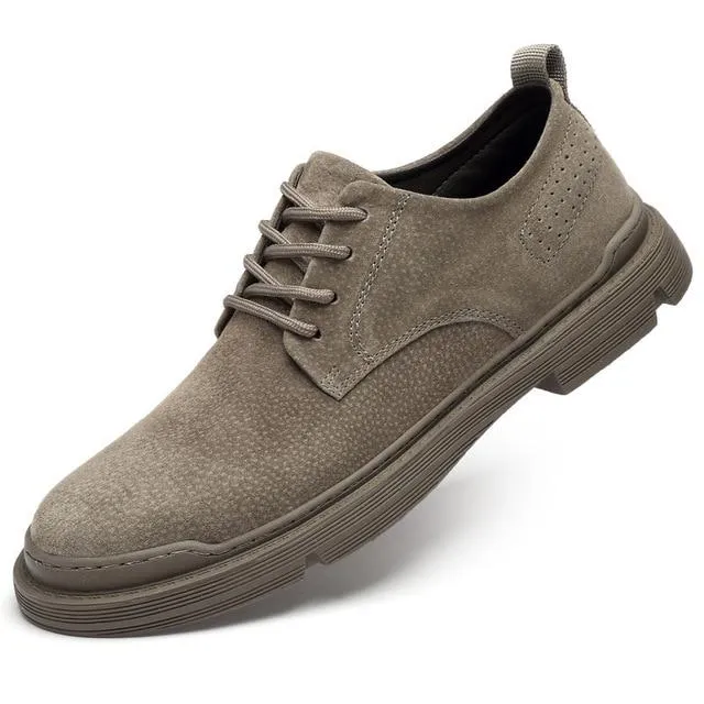 West Louis™ Stylish London Flat Leather Shoes