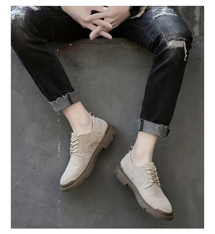 West Louis™ Stylish London Flat Leather Shoes