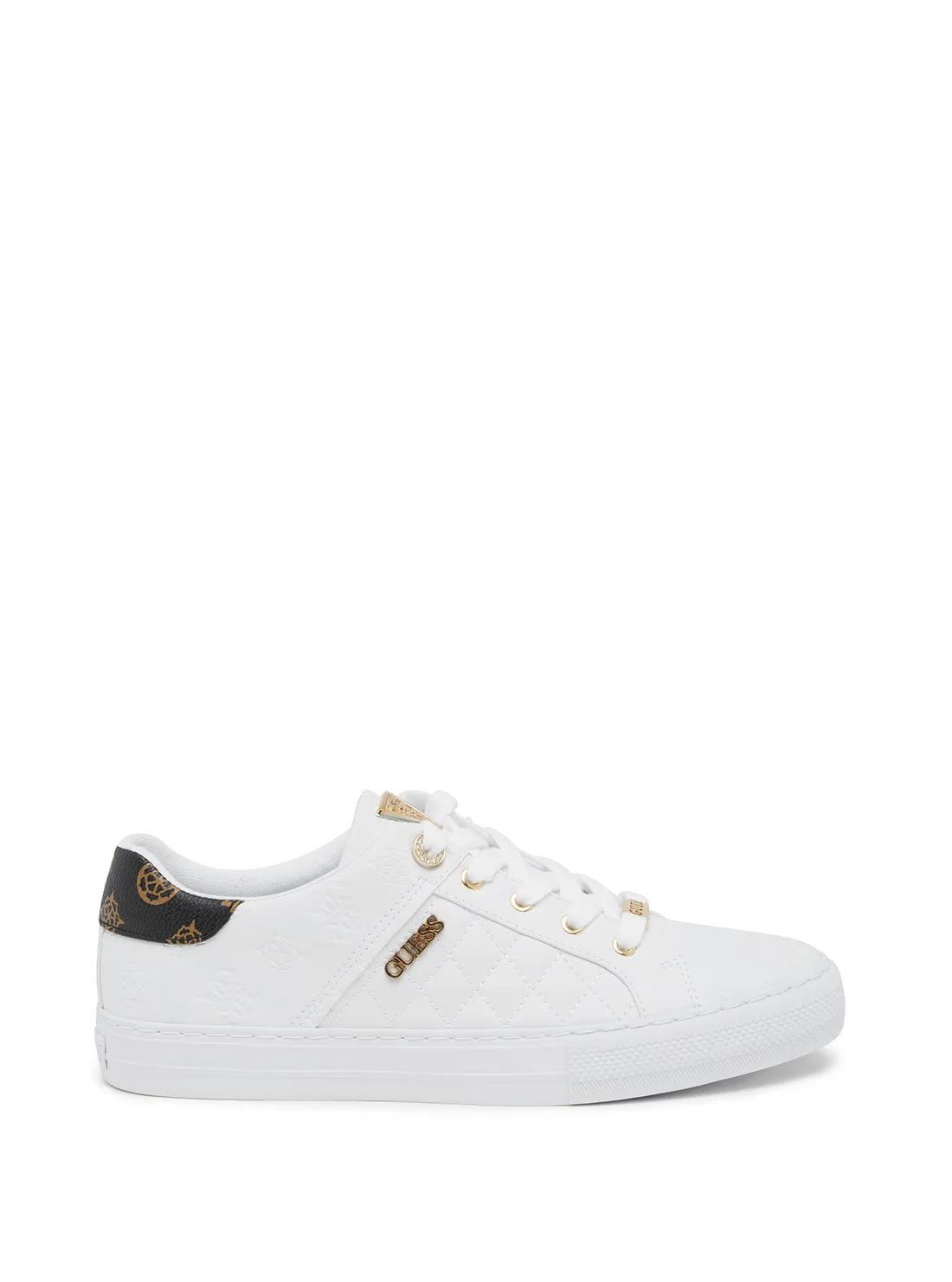 White Larsa Low Top Sneakers