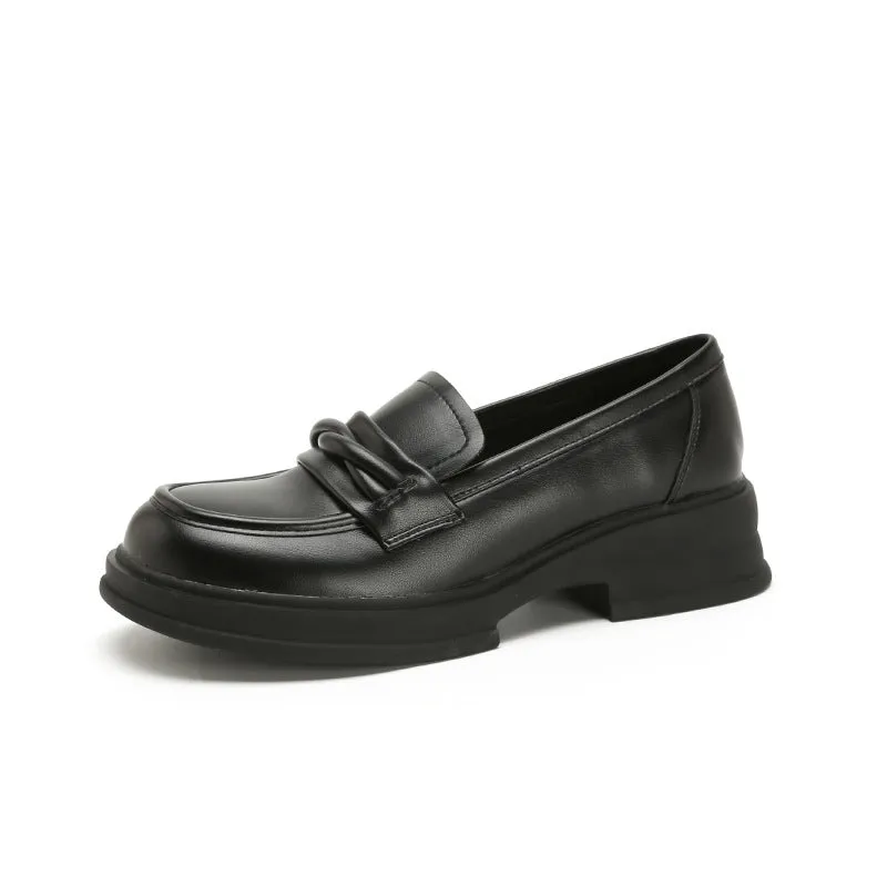 Women Minimalist Soft Round Head Casual Loafers