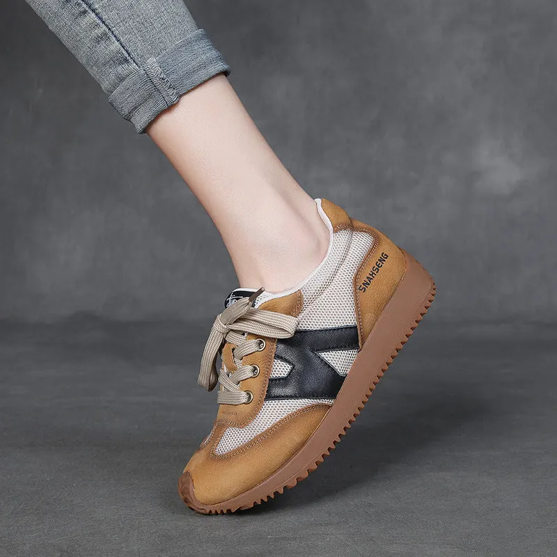 Women Retro Breathable Mesh Casual Sneakers