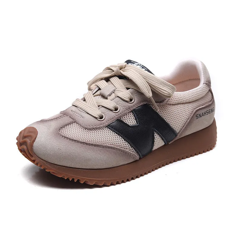 Women Retro Breathable Mesh Casual Sneakers
