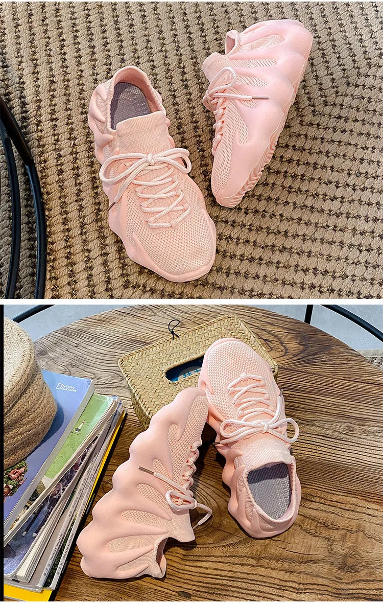 Women's Men's Athletic Walking Shoes Coconut Shoes Dumpling Shoes Running