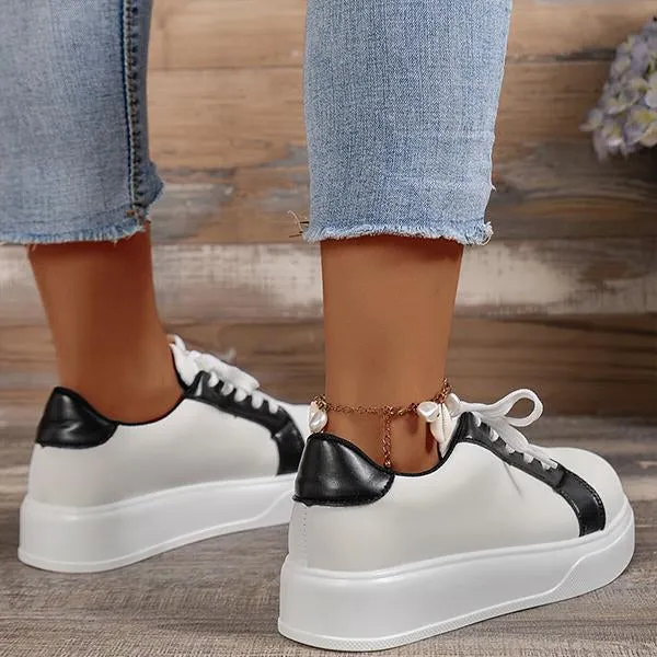 Women's Patchwork Retro Classic Casual Sneakers 66004925S