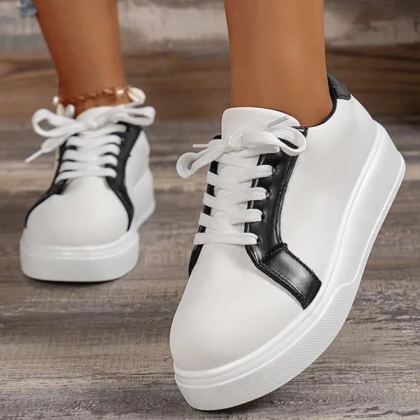 Women's Patchwork Retro Classic Casual Sneakers 66004925S