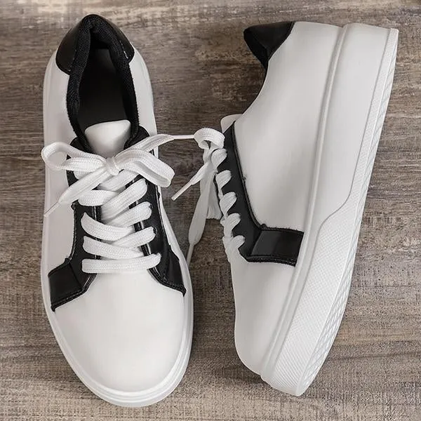 Women's Patchwork Retro Classic Casual Sneakers 66004925S